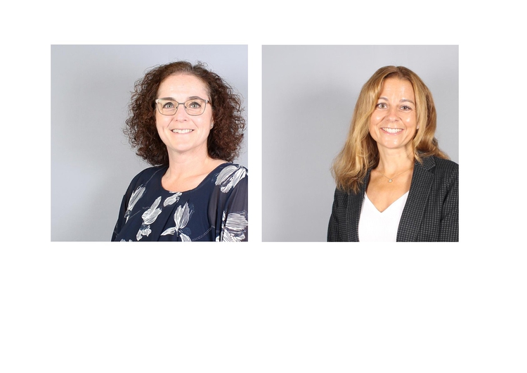 Schulleiterinnen Giovanna Lastra und Silvia Kaufmann