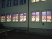Adventsfenster Schulhaus Bürg